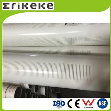 White  Color 110mm PVC bore pipe
