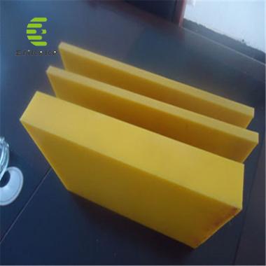 Outrigger Pad Factory Hot Sale Machine Cutting Square Yellow PE Plate